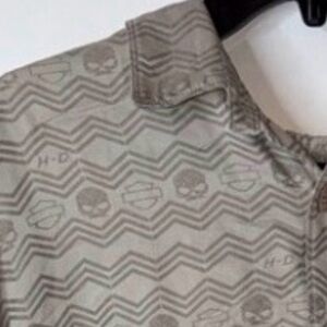 Men’s Harley Davison Skull and Shield Design, Super Soft Fabric